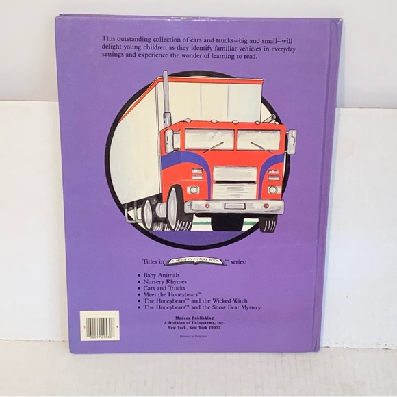 Vintage 1985 Cars and Trucks by Karen Rissing Hardcover 1st Printing - Picture 2 of 12